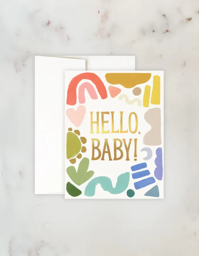 baby shapes card